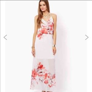 Charming Charlie Floral Maxi Dress